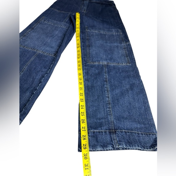 Alembika Wide Leg Jeans Large Pockets - Picture 4 of 16